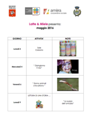 volantino attività latte e miele maggio 2016