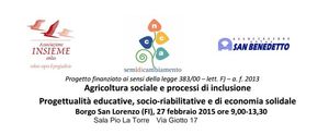 locandina semi di cambiamento formazione agricoltura sociale