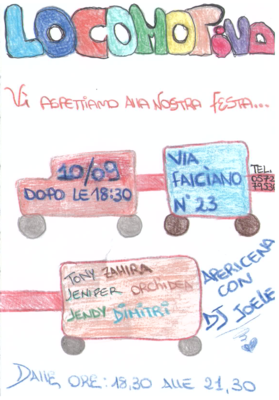 invito festa la locomotiva del 10/09/15